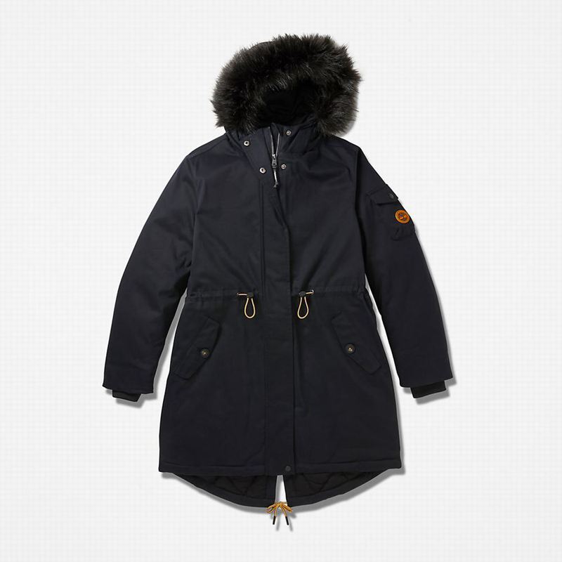 Black Timberland Mount Kelsey Fleece-lined Parka | 87155125