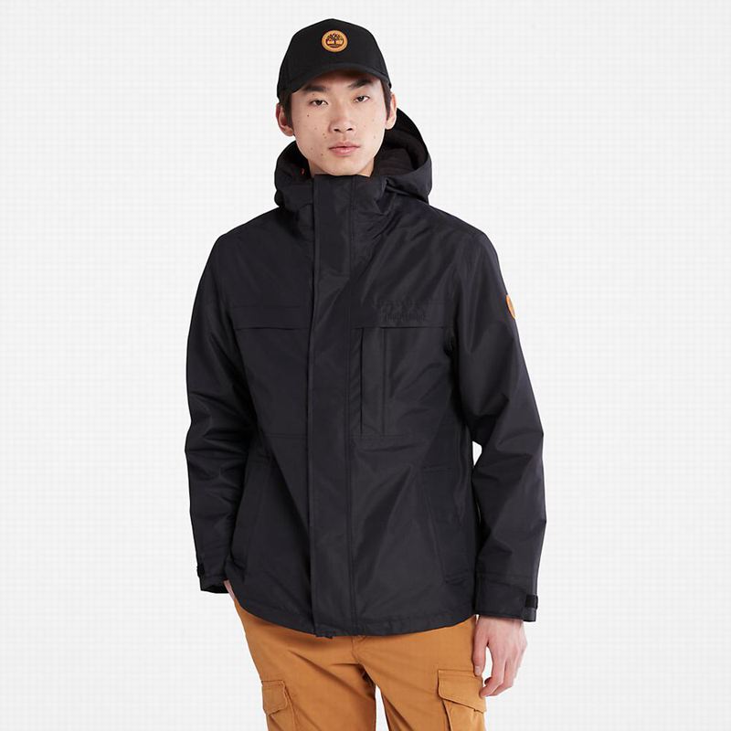 Black Timberland Mount Lafayette Sailor Waterproof Jackets | 41360638