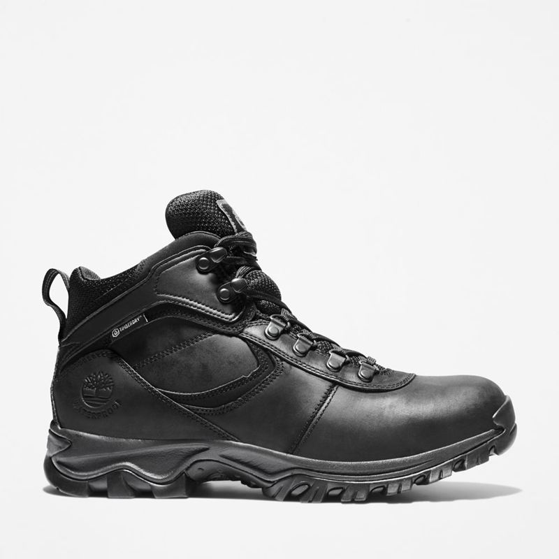 Black Timberland Mt. Maddsen Waterproof Hiking Boots | 9249596