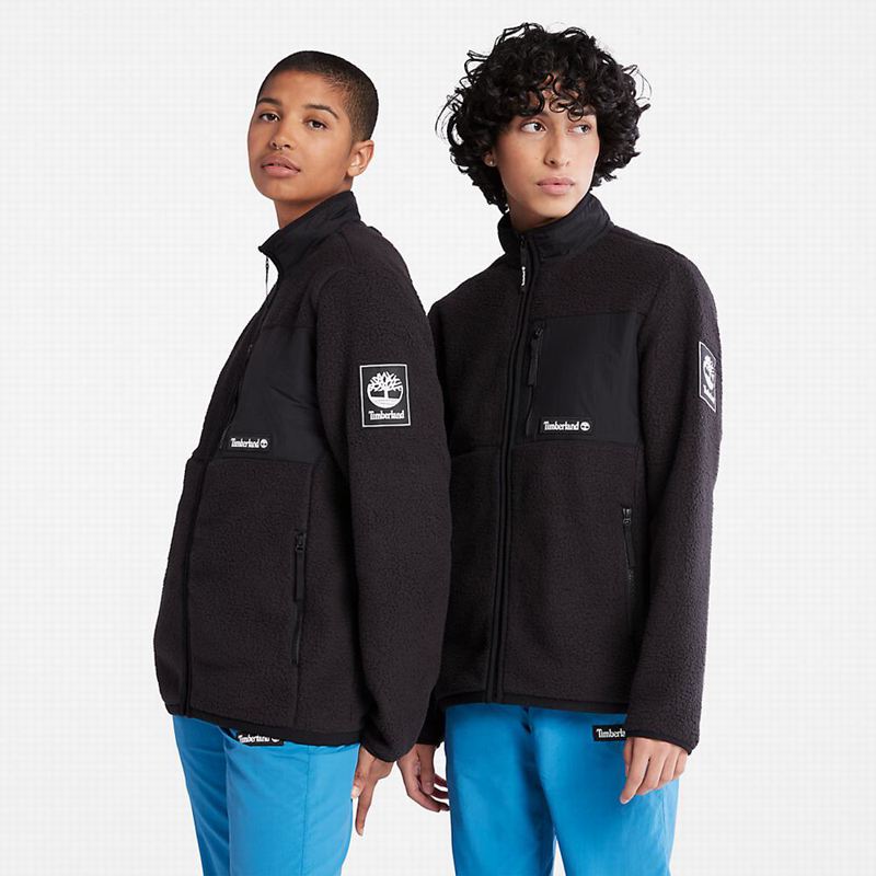 Black Timberland Outdoor Archive Fleece Jackets | 29308105
