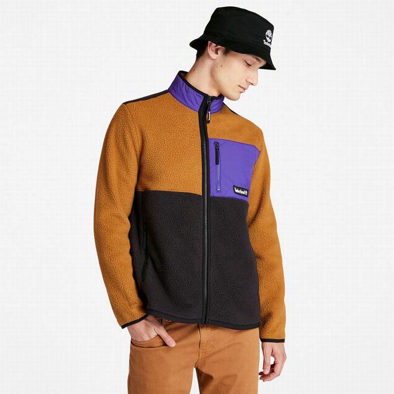 Black Timberland Outdoor Archive Fleece Jackets | 73500857