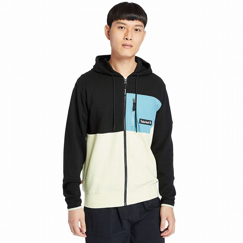 Black Timberland Outdoor Archive Full-zip Hoodie | 80013900