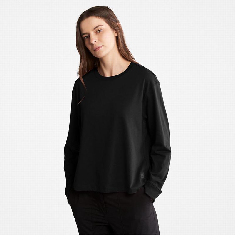 Black Timberland PRO Base Plate Long Sleeve | 73855374