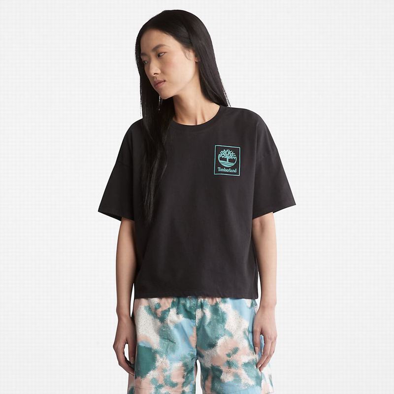 Black Timberland PRO Base Plate T-Shirts | 30421255