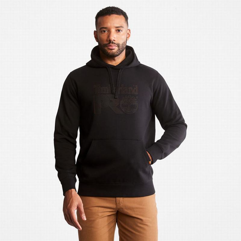 Black Timberland PRO Hood Honcho Pullover Hoodie | 45204187