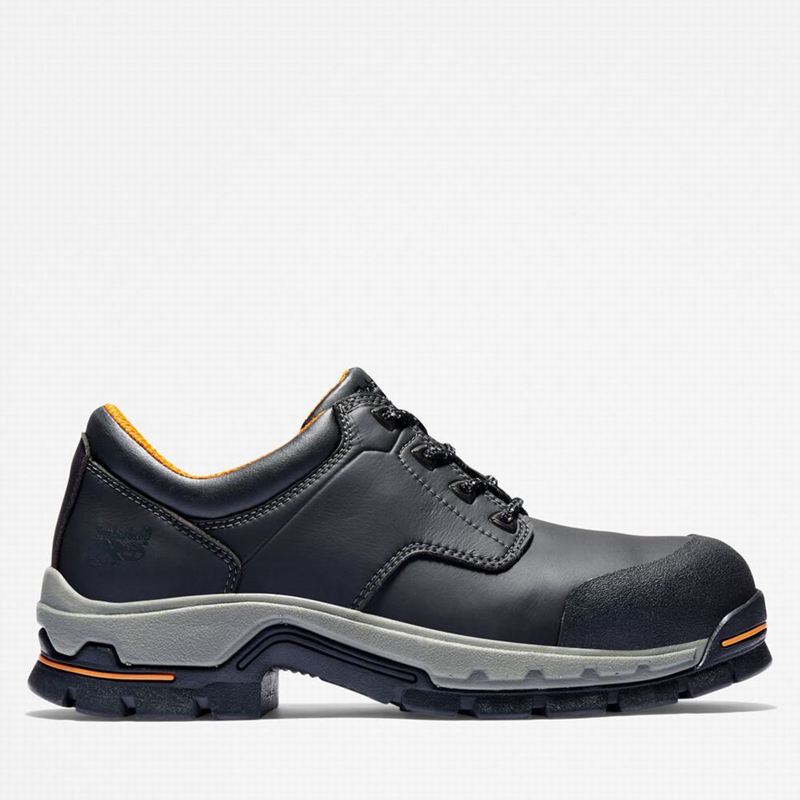 Black Timberland PRO Stockdale Alloy Toe Work Shoes | 58245388