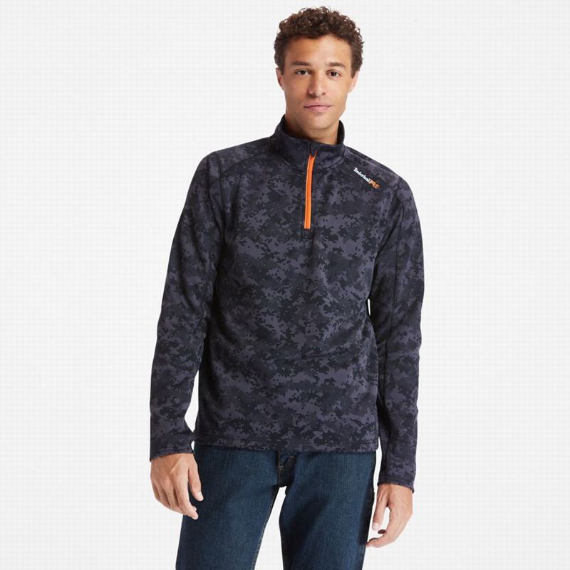 Black Timberland PRO Understory Quarter-Zip Fleece Long Sleeve | 41187472