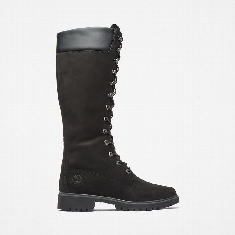 Black Timberland Premium14 Inch High Boots | 29483226