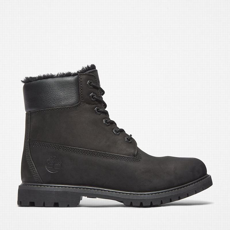 Black Timberland Premium 6 Inch Boots | 31334844