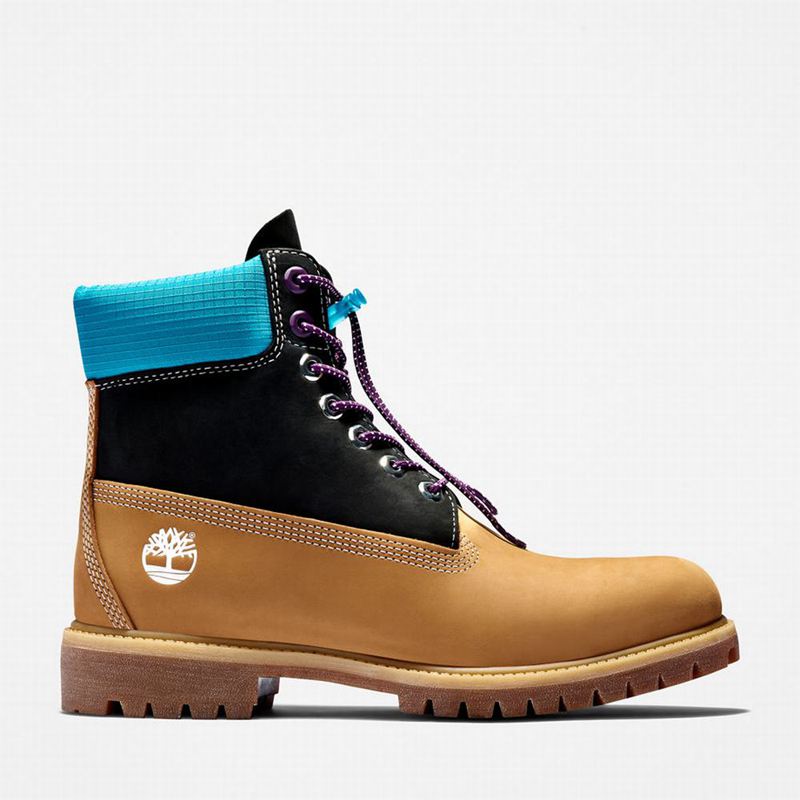 Black Timberland Premium 6 Inch Boots | 34707357