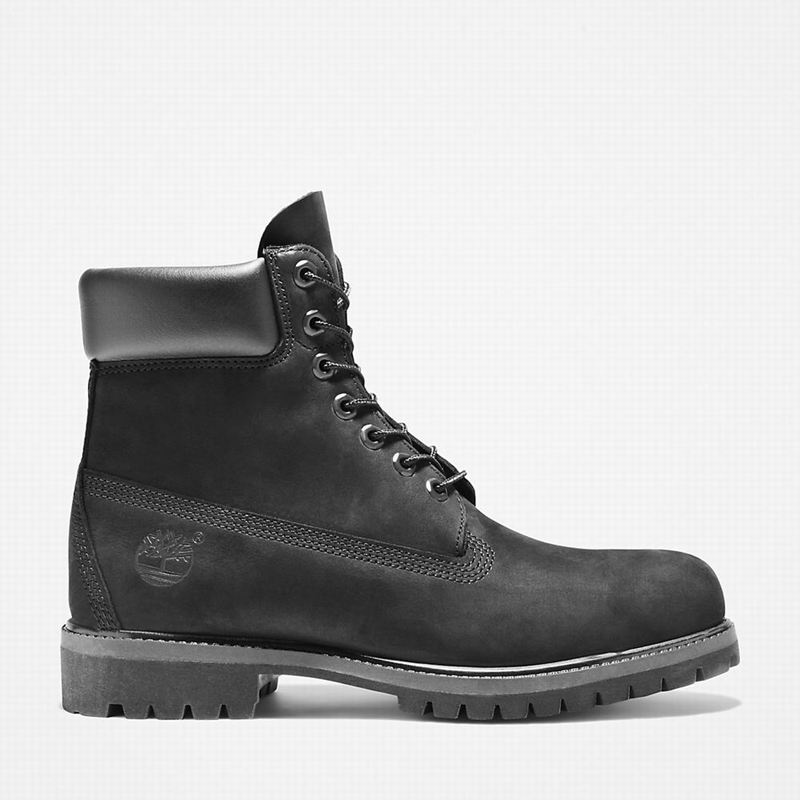 Black Timberland Premium 6 Inch Boots | 98370882