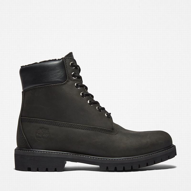 Black Timberland Premium Warm-lined 6 Inch Winter Boots | 67207325