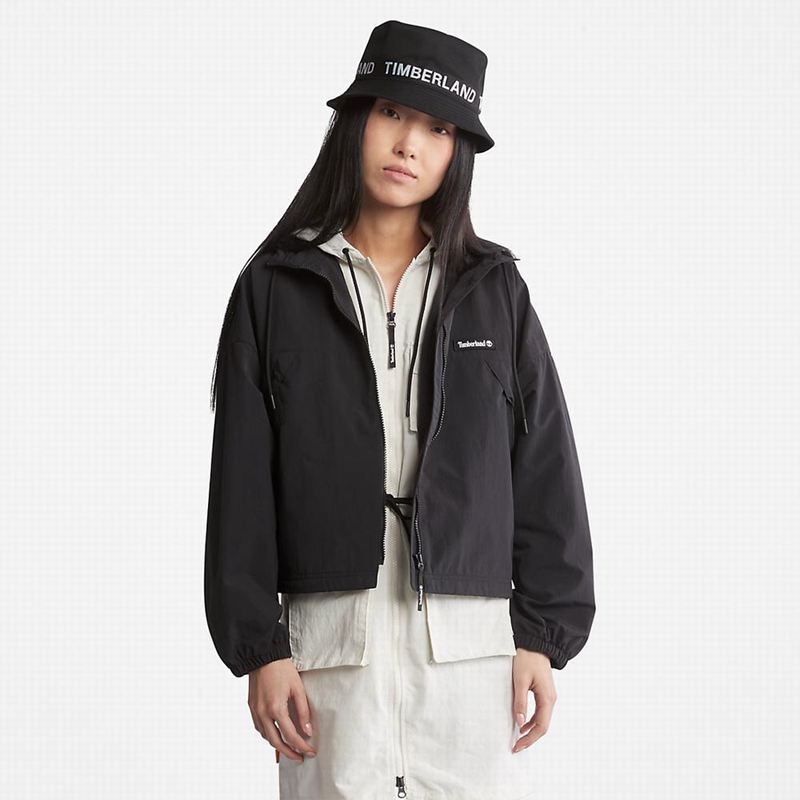 Black Timberland Progressive Utility Jackets | 88511349