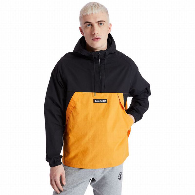 Black Timberland Pullover Windbreaker | 16745144