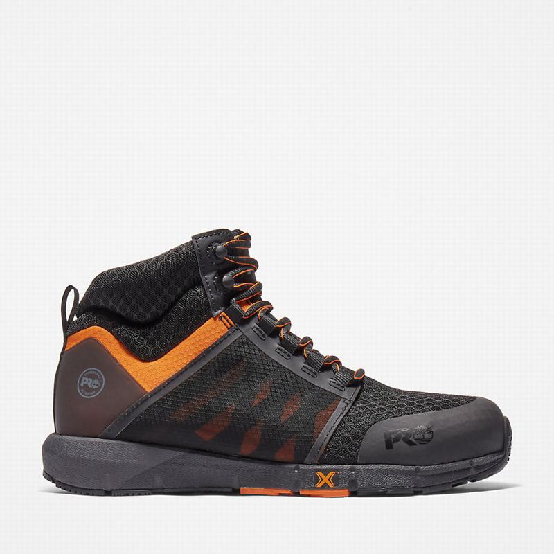 Black Timberland Radius Alloy-Toe Work Boots | 78947087