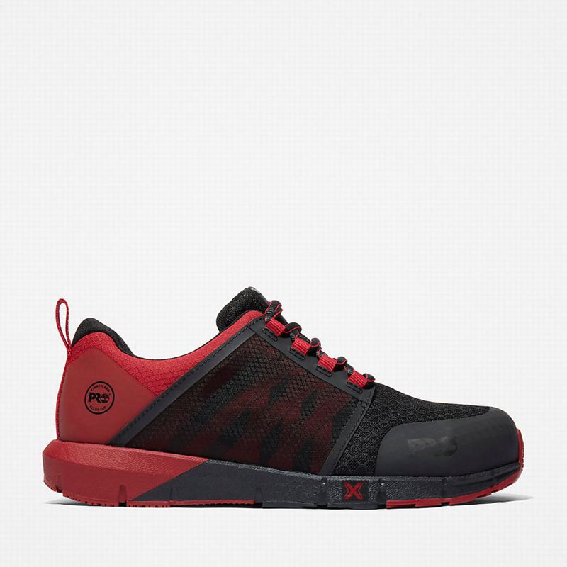 Black Timberland Radius Alloy-Toe Work Shoes | 4057309