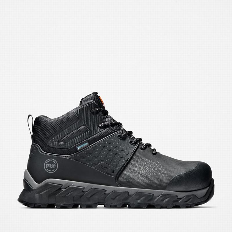 Black Timberland Ridgework Composite Toe Waterproof Work Boots | 8284788