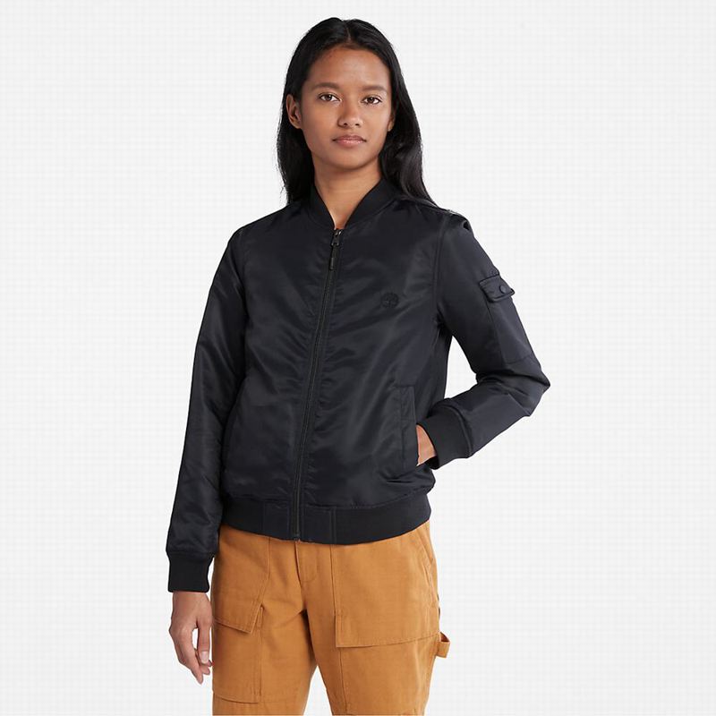 Black Timberland Sailor Bomber Jackets | 73914515