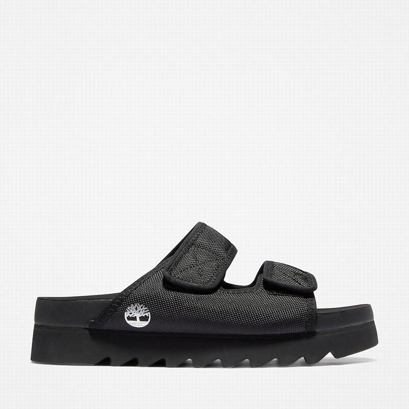 Black Timberland Santa Monica Sunrise Slide Slides | 31827530