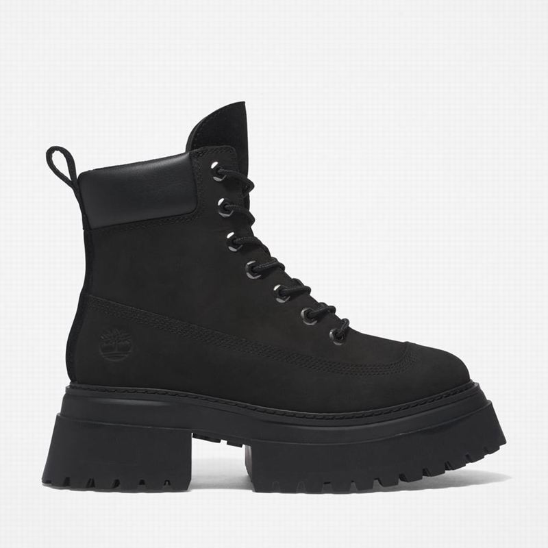 Black Timberland Sky 6-Inch Lace-up Boots | 24018092