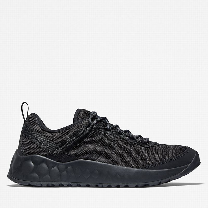 Black Timberland Solar Wave GreenStride Sneakers | 12937675