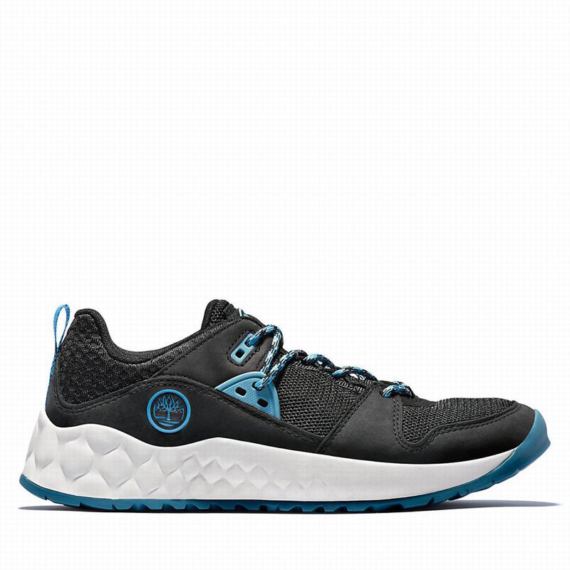 Black Timberland Solar Wave Hiking Shoes | 89066132