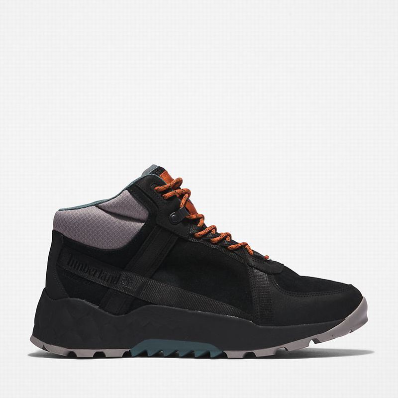 Black Timberland Solar Wave LT Hiking Boots | 15325573