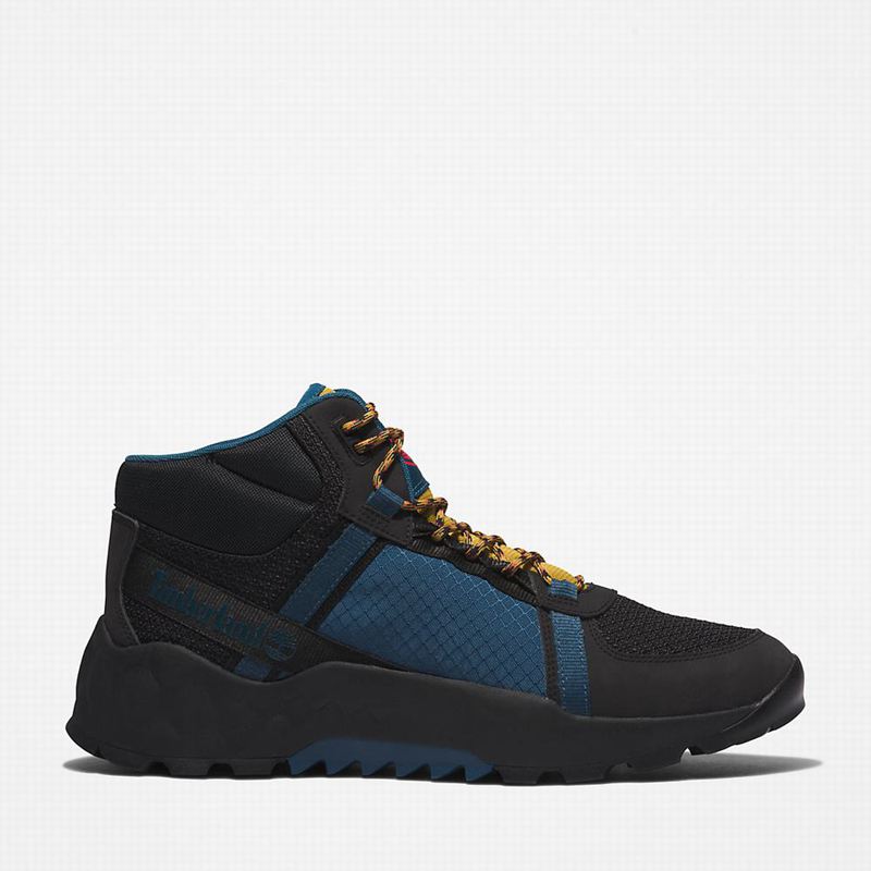 Black Timberland Solar Wave LT Hiking Boots | 23682108