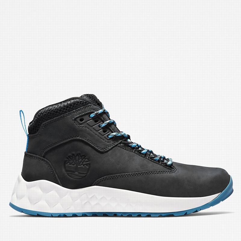 Black Timberland Solar Wave Stride Chukka Hiking Boots | 84144332