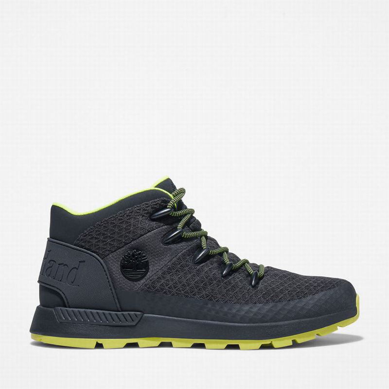 Black Timberland Sprint Trekker Mid Hiker Sneakers | 94243333