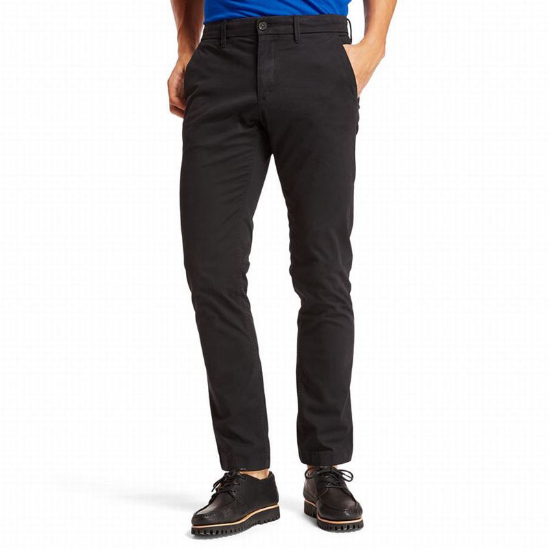 Black Timberland Squam Lake Twill Chino Pants | 86221370