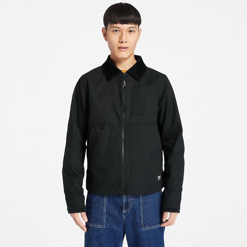 Black Timberland Stratham Jackets | 95063252