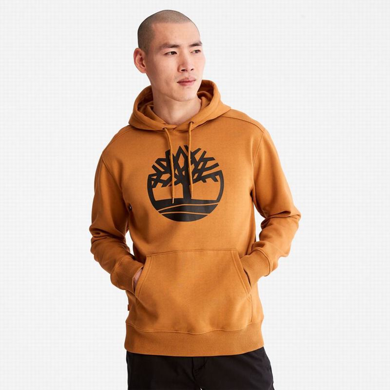 Black Timberland Tree-Logo Hoodie | 15275061