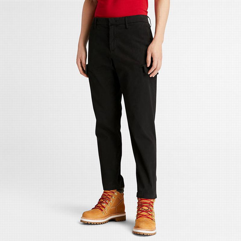Black Timberland Ultrastretch Cargo Pants | 99725237