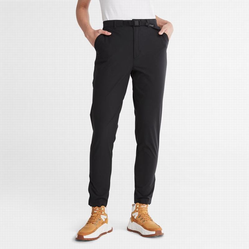 Black Timberland Water Resistant Versatile Pants | 51991840