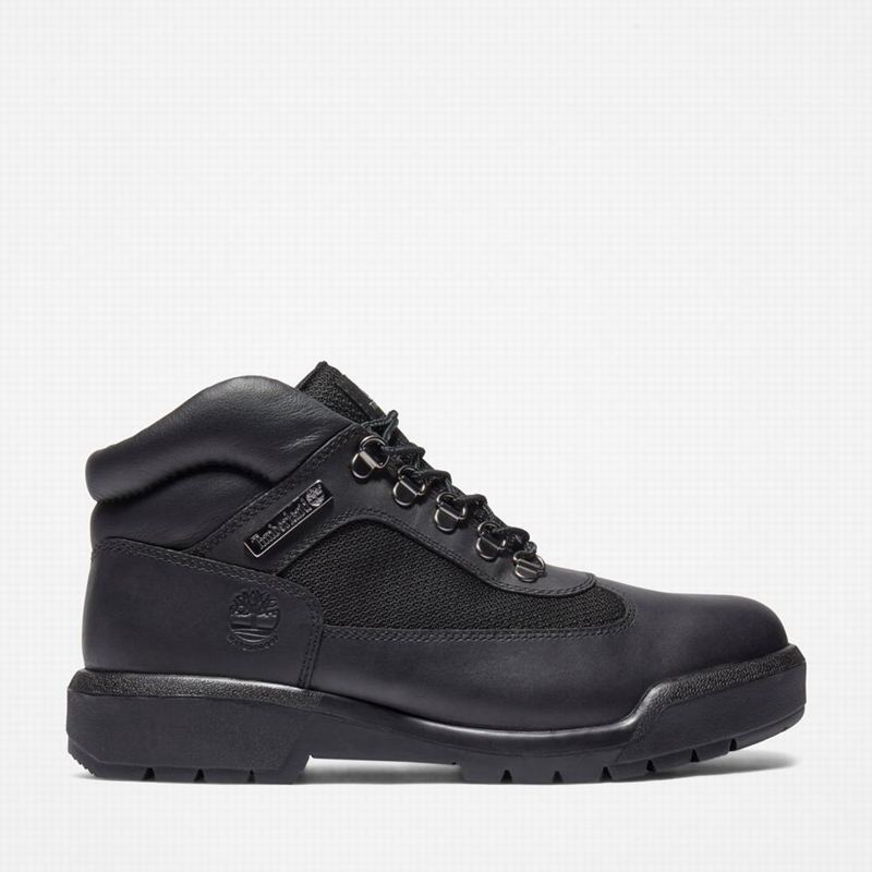 Black Timberland Waterproof Field Waterproof Boots | 15984463