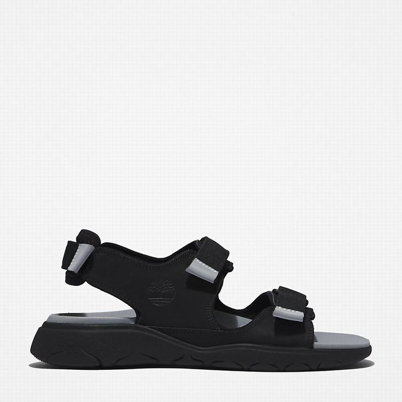 Black Timberland Whitehaven Backstrap Sandals | 18065101