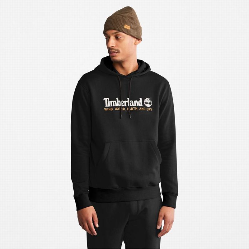 Black Timberland Wind Water Earth and Sky Hoodie | 51796877