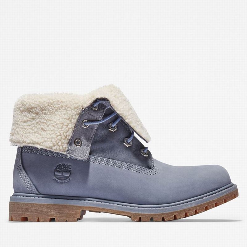 Blue Timberland Authentics Roll-Top Waterproof Boots | 13868876