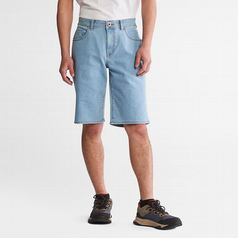 Blue Timberland Canobie Lake Denim Shorts | 77606809