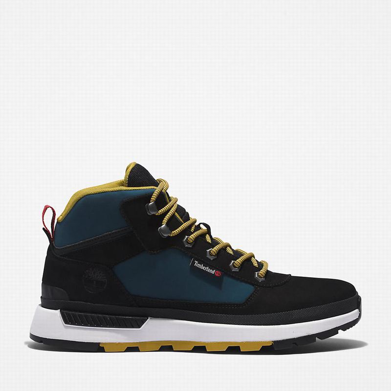 Blue Timberland Field Mid Hiking Boots | 14246585