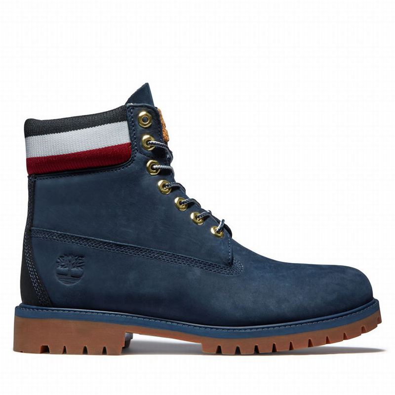 Blue Timberland Heritage 6 Inch Winter Boots | 96984181