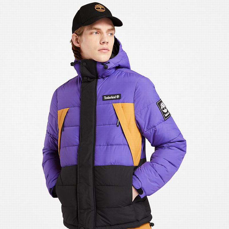 Blue Timberland Light Insulated Puffer Jackets | 82726039