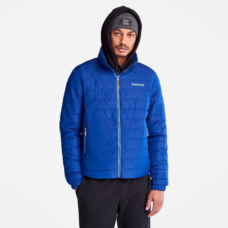 Blue Timberland Mount Lafayette Bomber Jackets | 75037264
