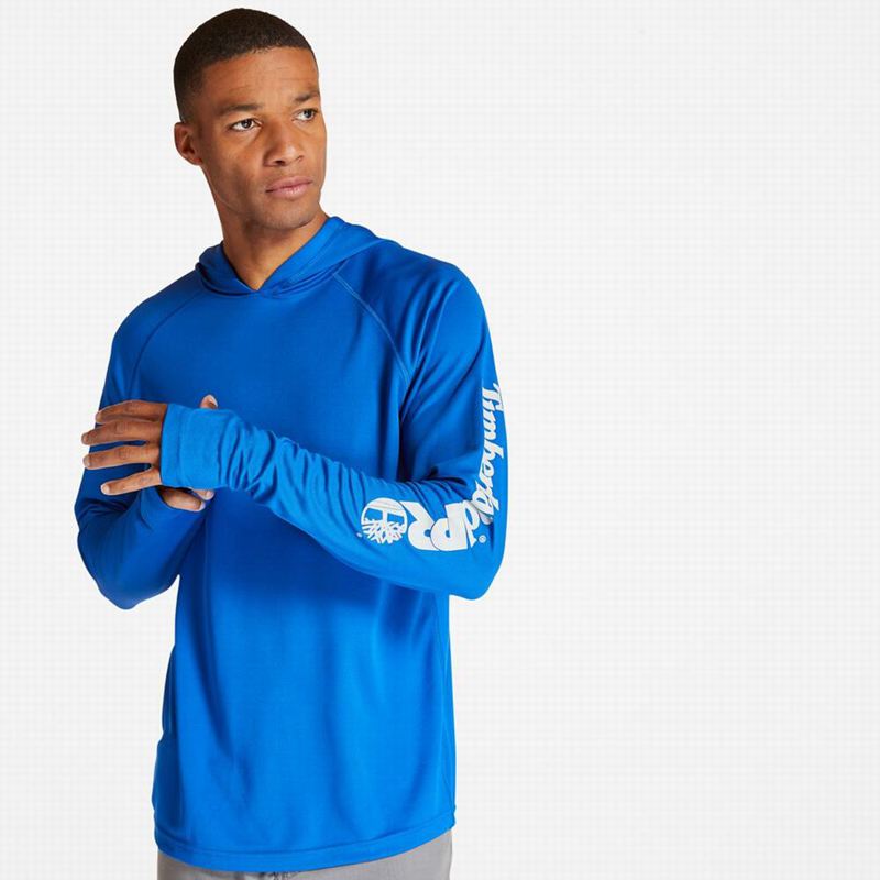 Blue Timberland PRO Wicking Good Hoodie | 75675321