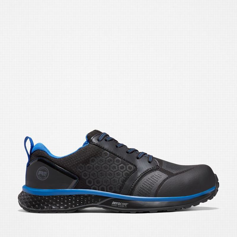 Blue Timberland Reaxion Composite Toe Work Shoes | 52070502
