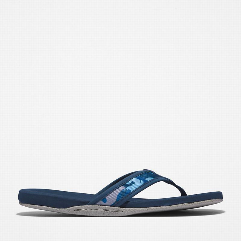 Blue Timberland Seaton Bay Flip Flops | 72827928