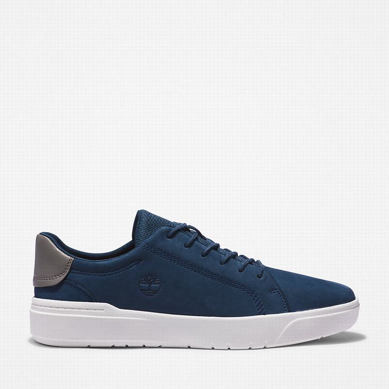 Blue Timberland Seneca Bay Leather Sneakers | 93357722