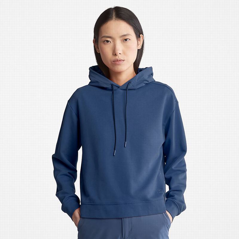Blue Timberland Solid-colour Hoodie | 65898050