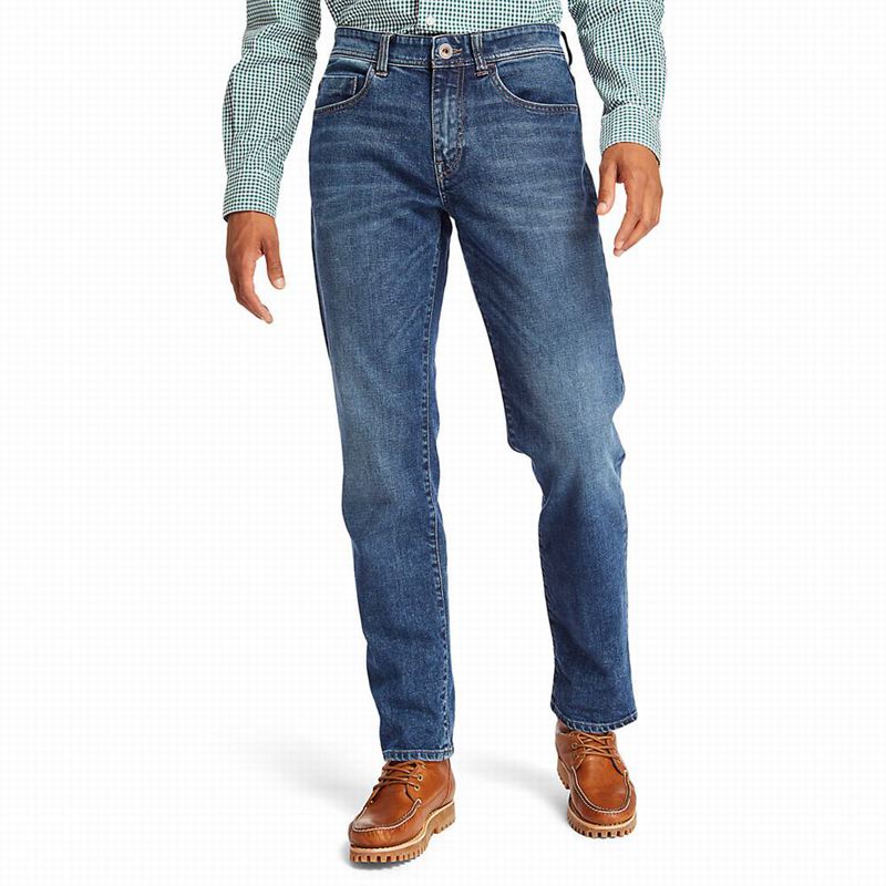 Blue Timberland Squam Lake Stretch Jeans | 18609339
